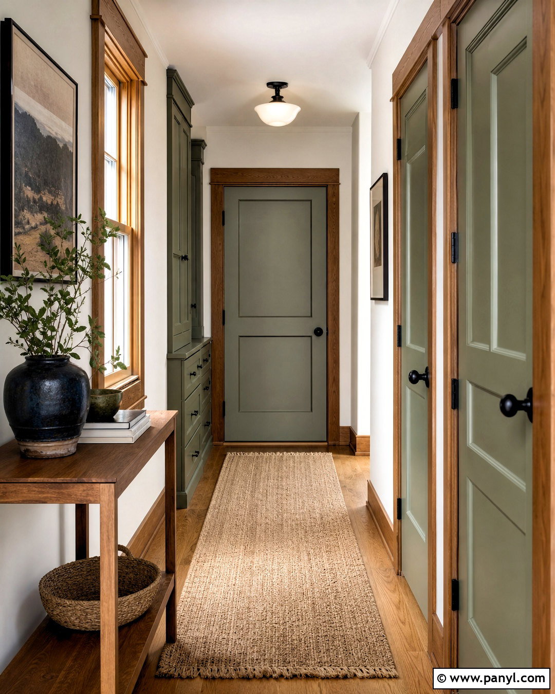 Stained Trim With Painted Interior Doors - 20 stained trim interior ideas