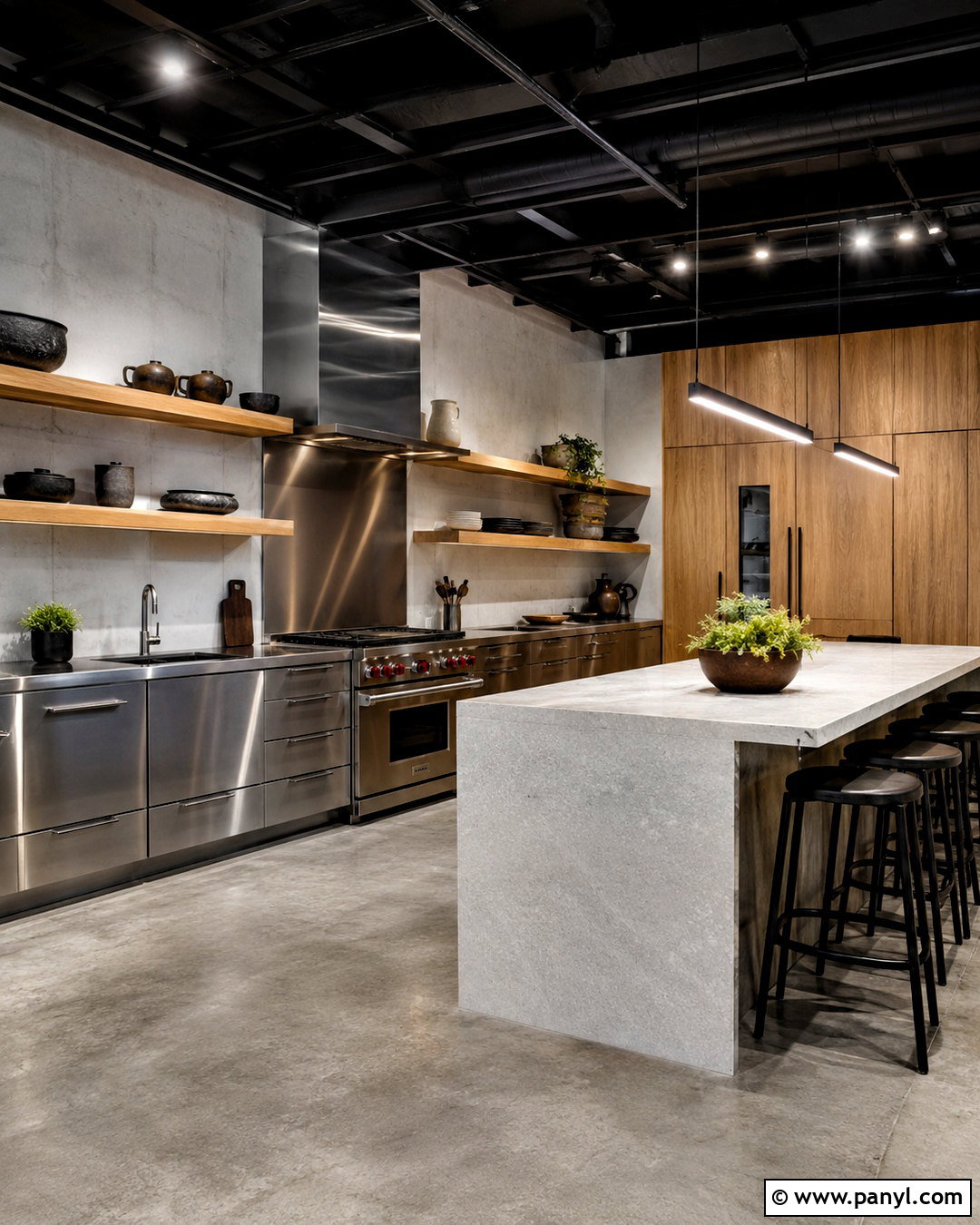 Stainless Steel Modern Kitchen - 20 modern kitchen design ideas