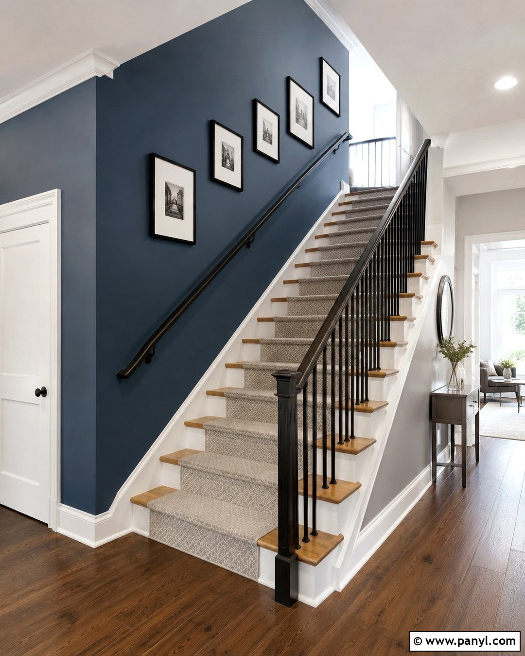 Staircase Accent Wall - 20 Which Walls To Paint Accent Ideas