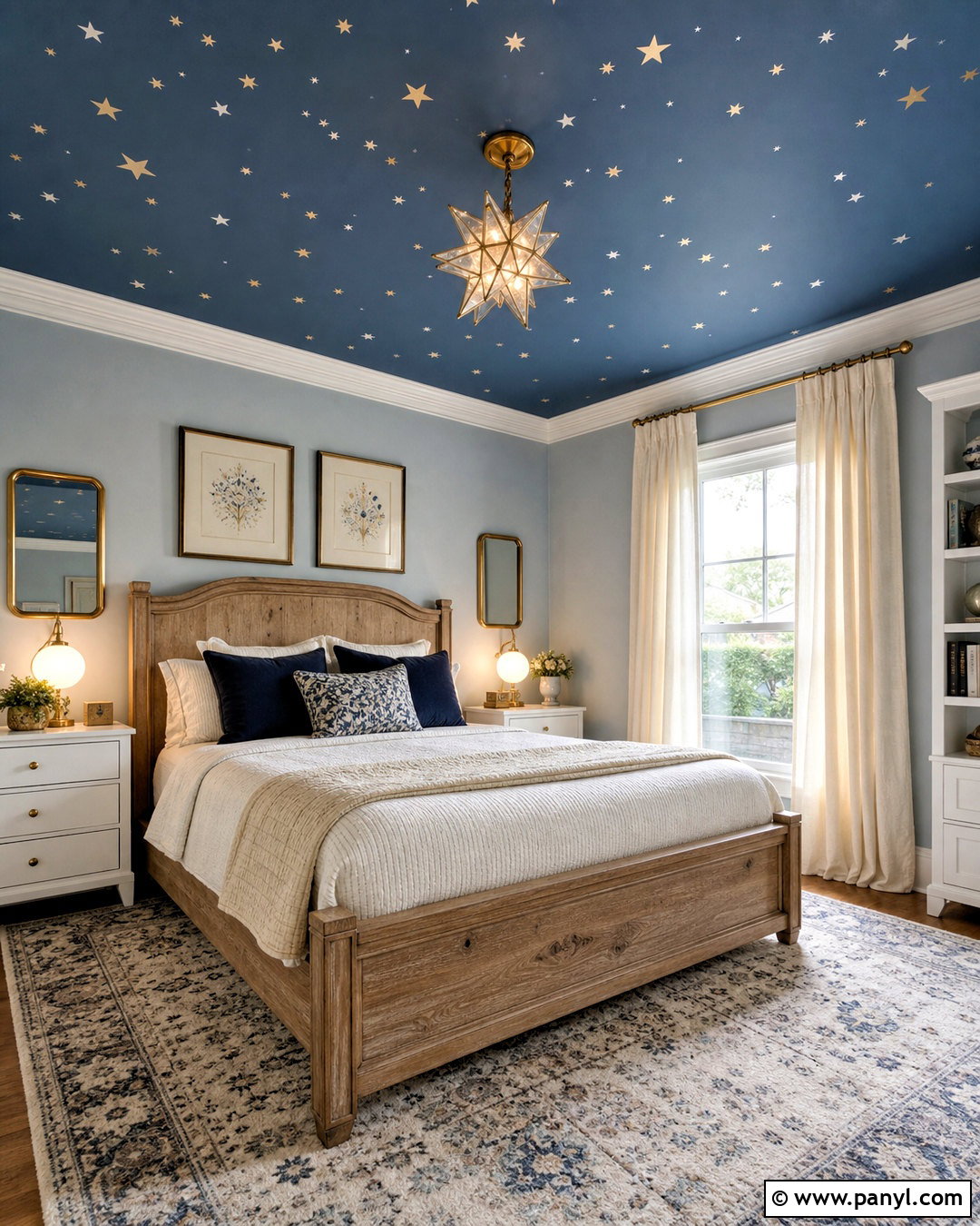 Star Wall Stencil For Ceiling - 20 wall stencil ideas