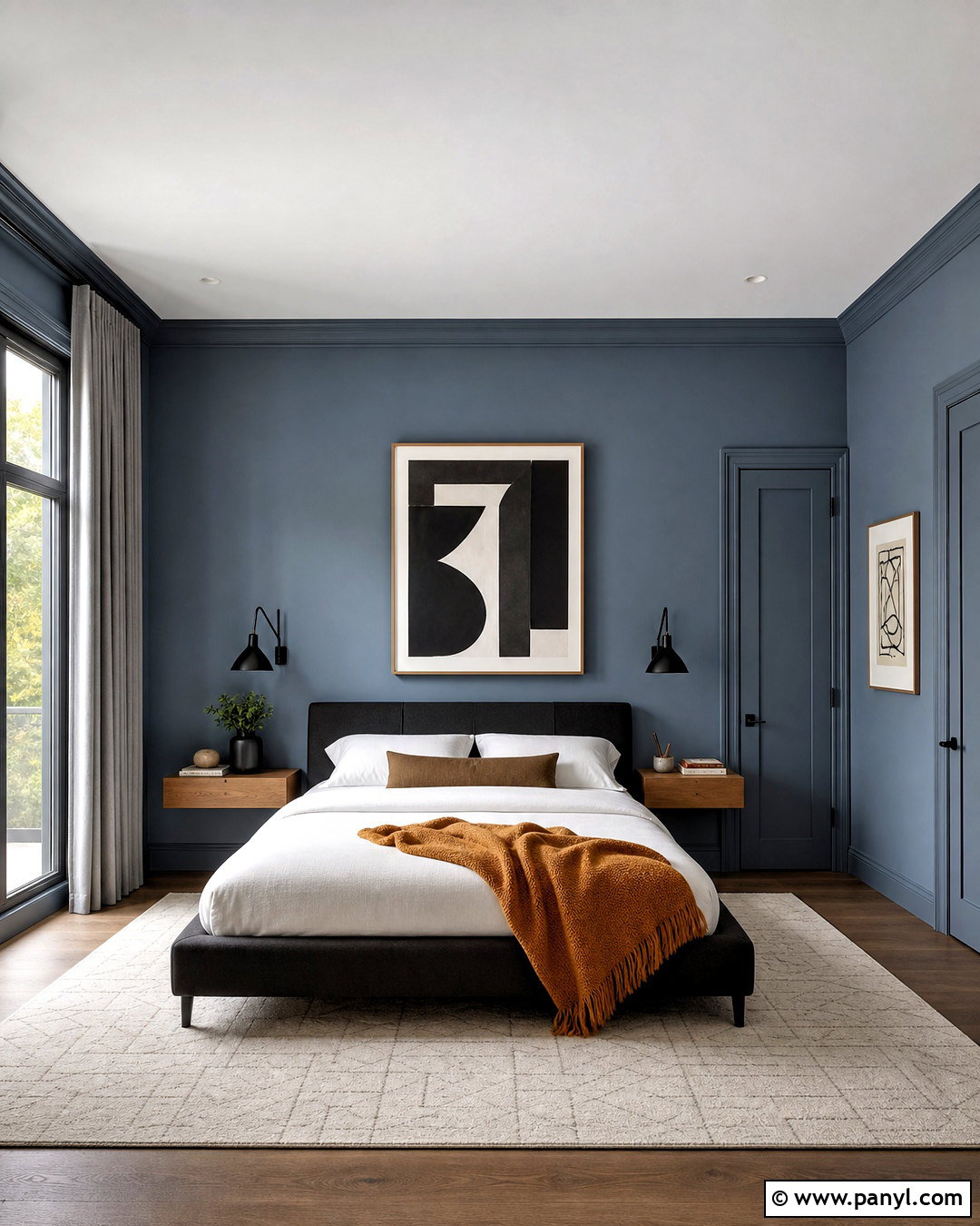 Steel Blue Bedroom - 20 blue bedroom paint colors