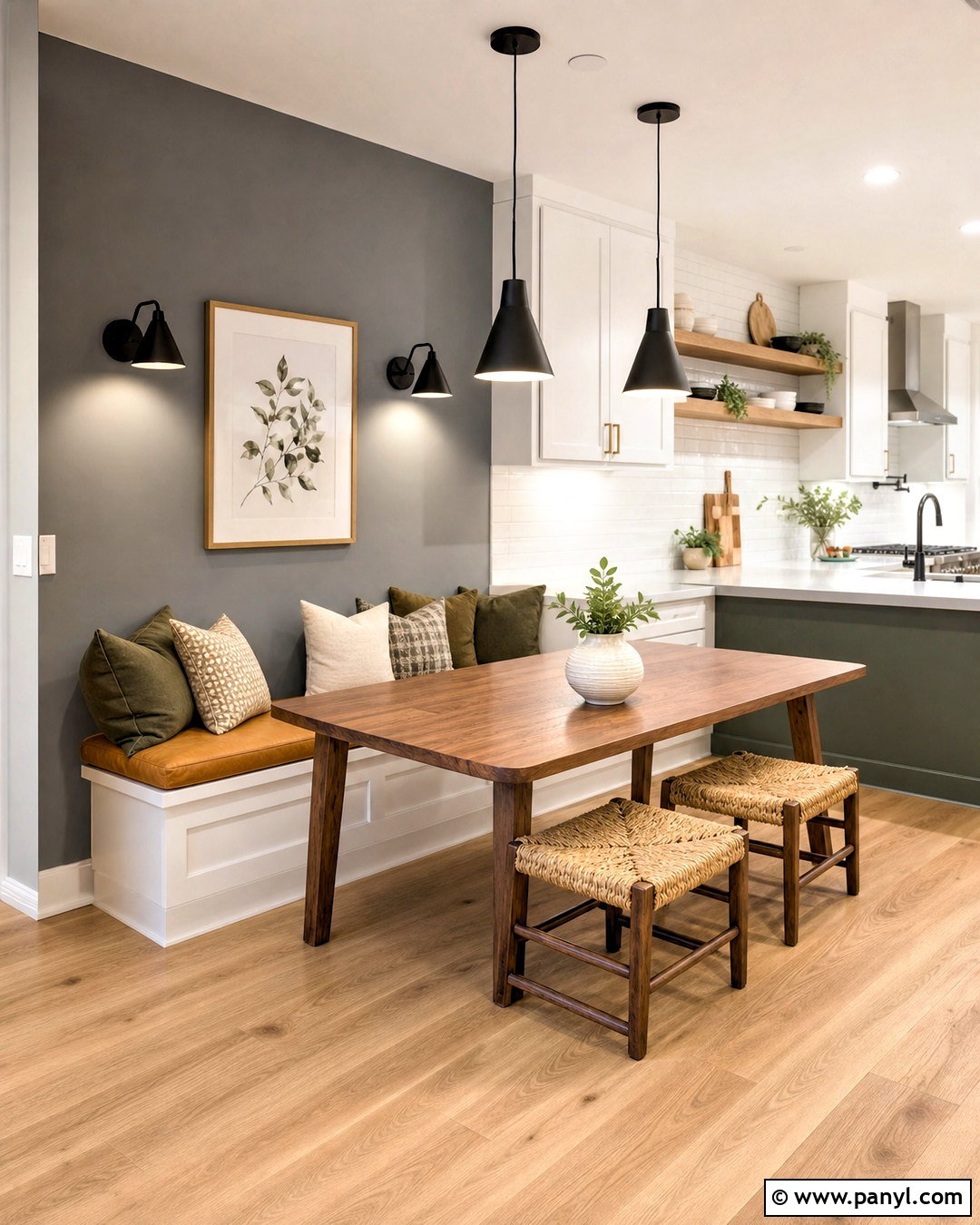 Steel Gray Accent Wall - 20 grey accent wall colors
