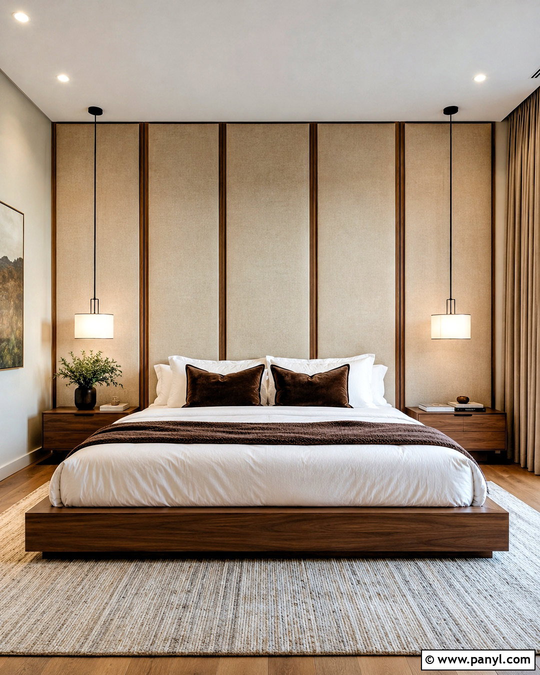 Stencil Pattern Accent Wall - 20 diy accent wall ideas