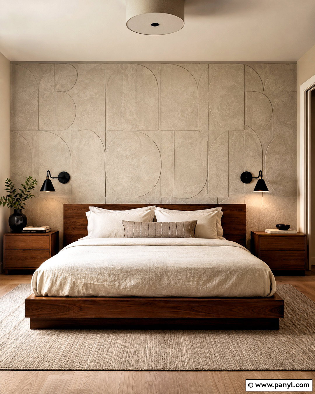 Stenciled Plaster Wall Texture - 20 diy wall texture ideas