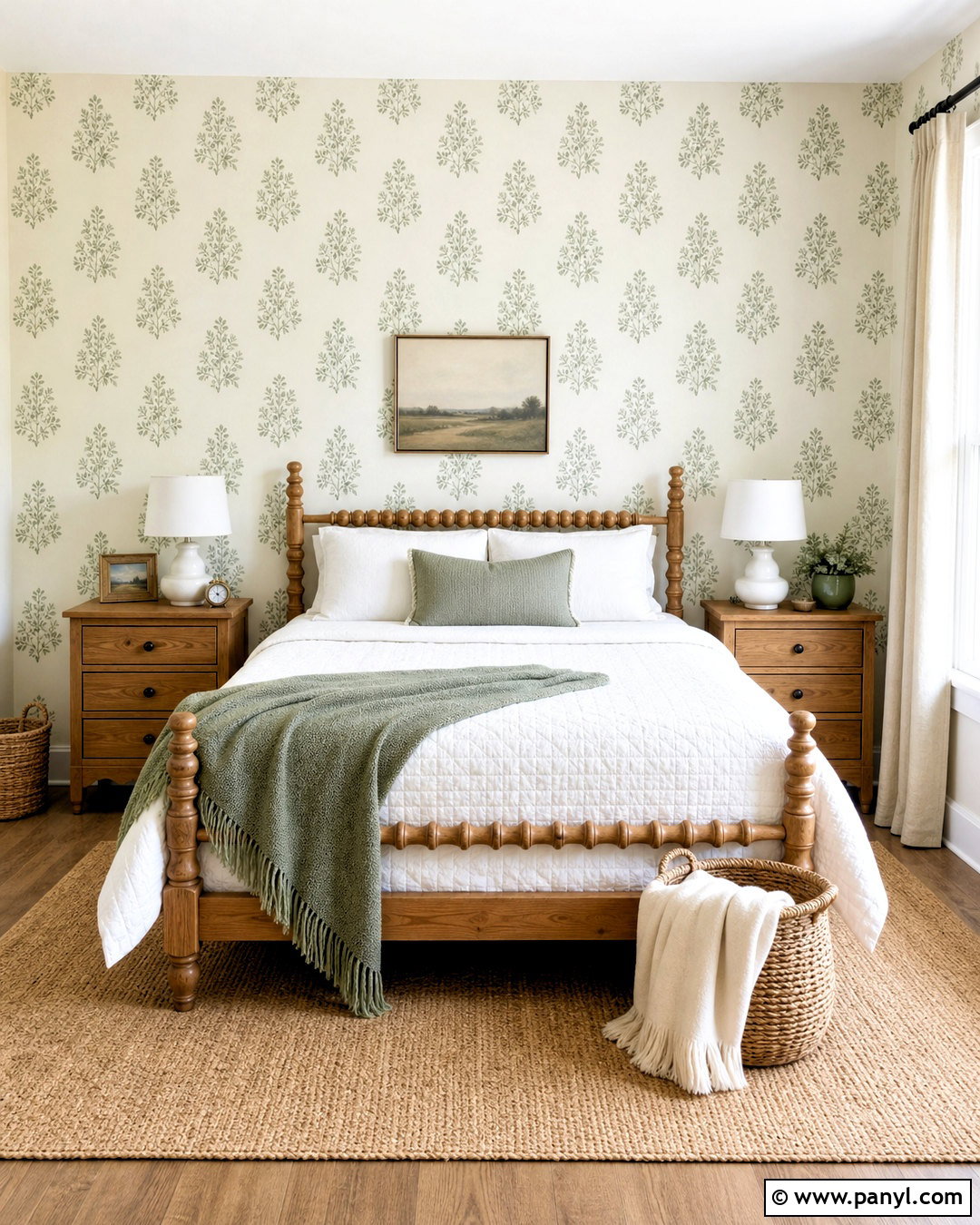 Stenciled Wall - 20 how to paint a wall ideas