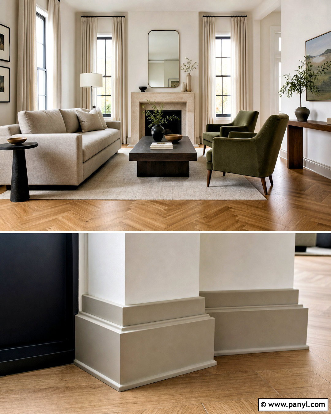 Stepped Skirting Board - 20 skirting board ideas modern ideas