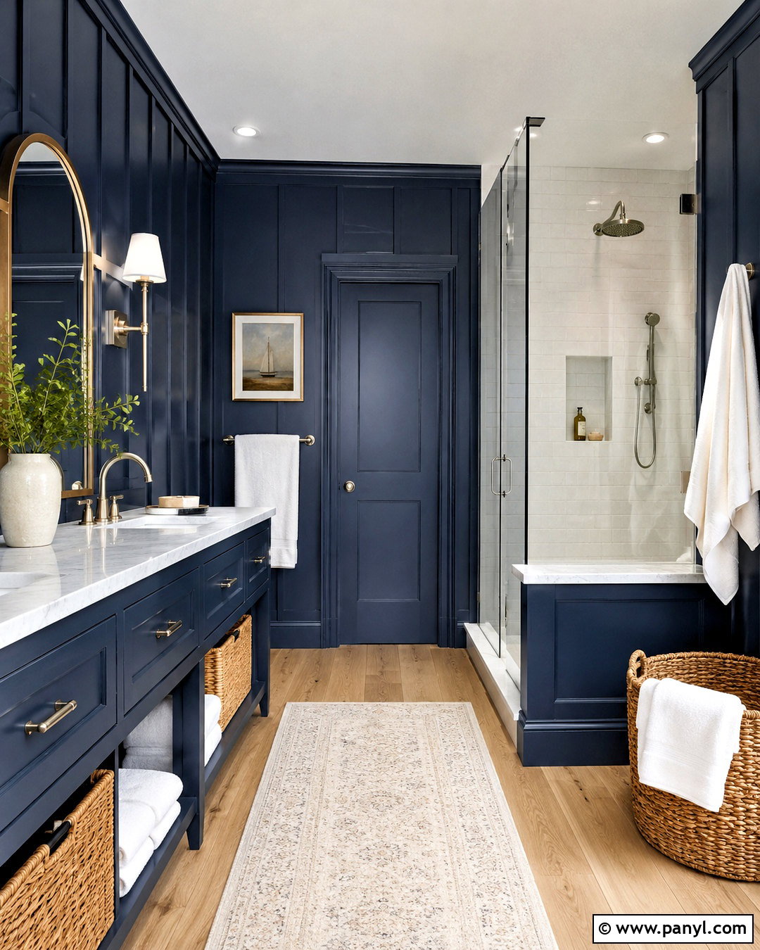 Stiffkey Blue Bathroom - 20 deep blue paint colors