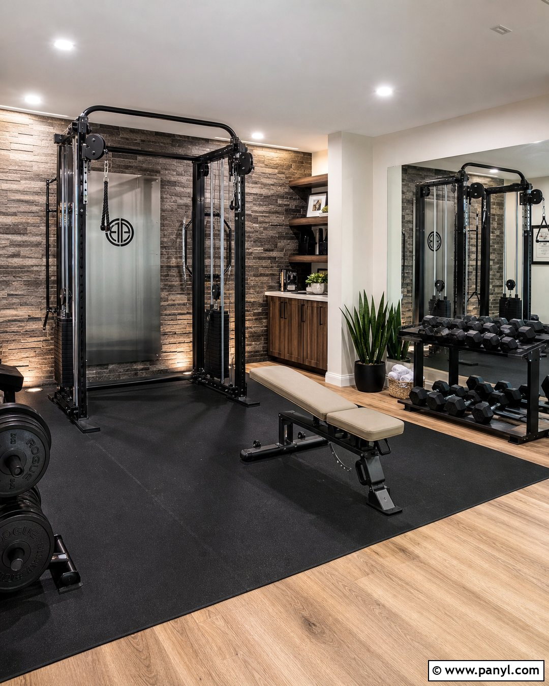 Stone Accent Wall Gym - 20 Accent Wall Gym Ideas