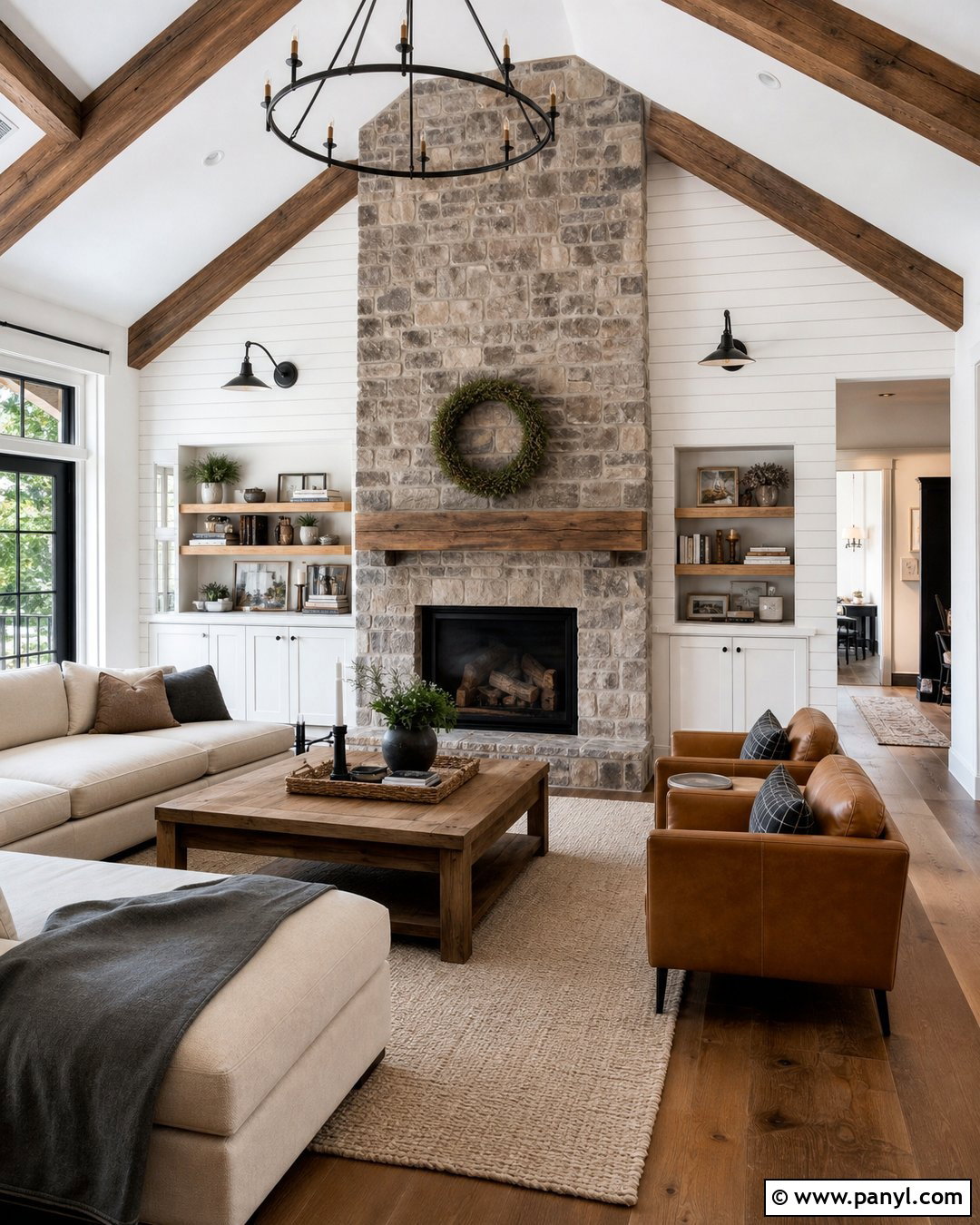 30 Rustic Accent Wall Ideas for a Cozy, Timeless Home Style