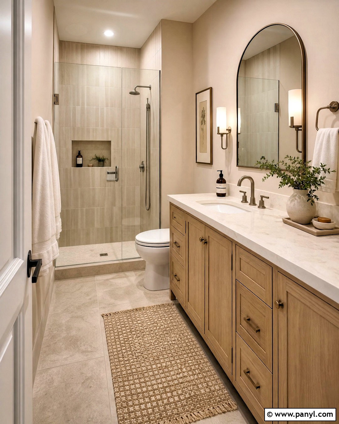 Stone Beige Bathroom - 20 beige wall colors