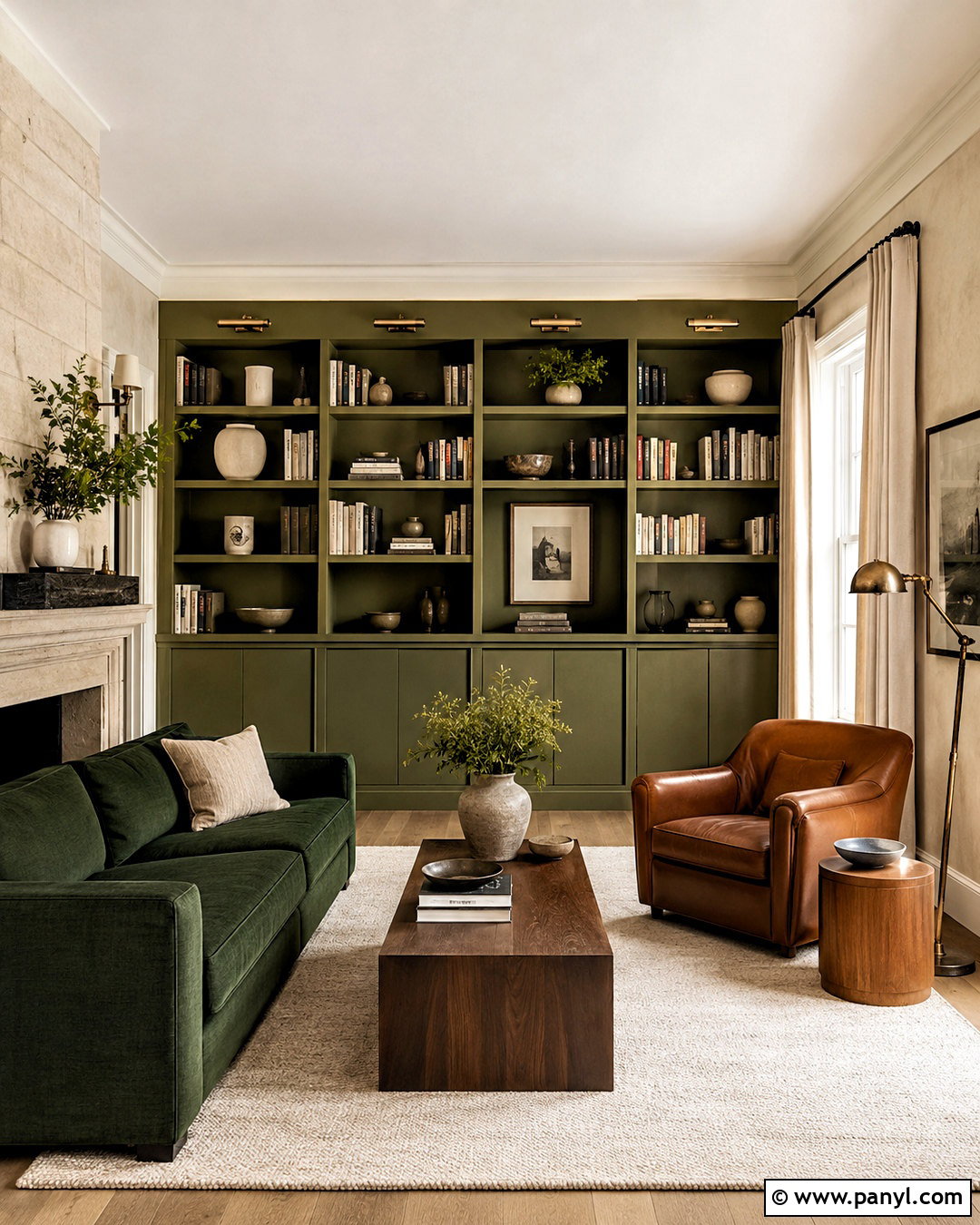 Stone Beige and Deep Green Color Palette - 20 clean color palette ideas