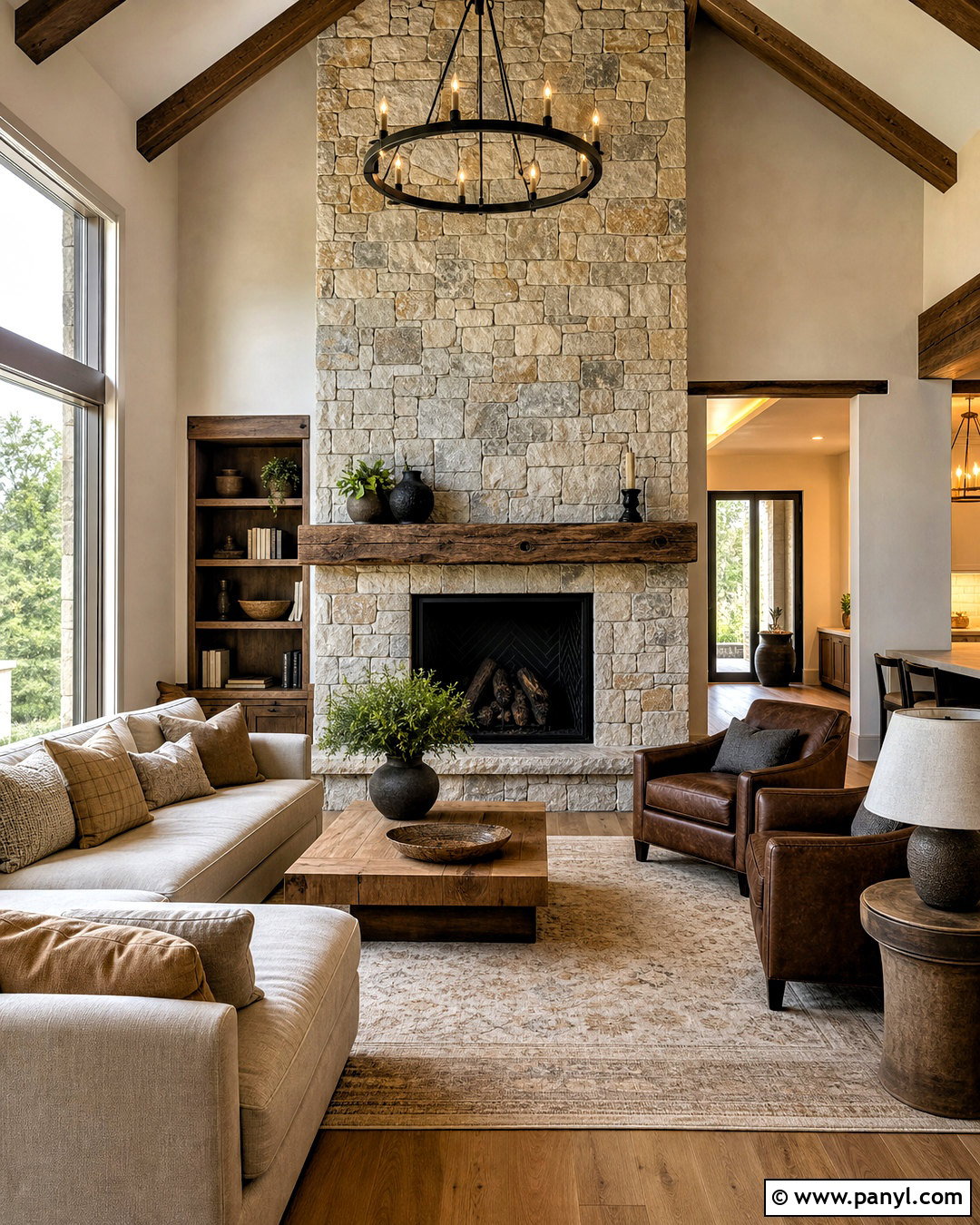 Stone Fireplace Accent Wall - 20 accent wall designs