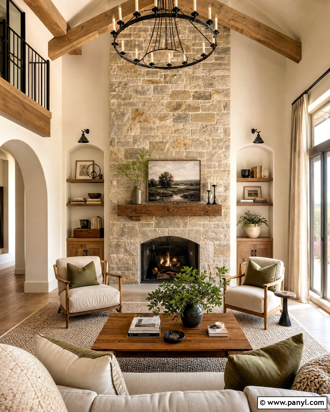 Stone Fireplace Living Room Accent Wall - 20 accent wall for living room ideas