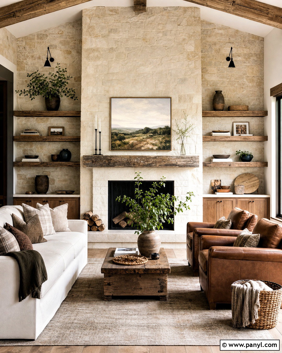 Stone Fireplace Side Walls - 20 fireplace side wall ideas