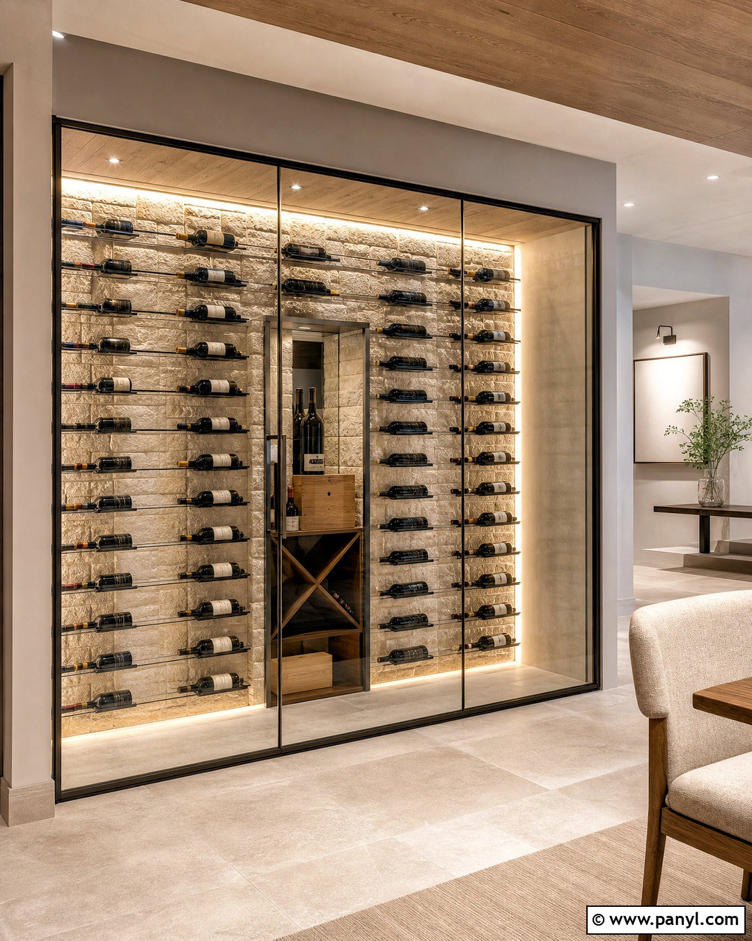 Stone Glass Wine Cellar Wall - 20 small glass wine cellar wall ideas
