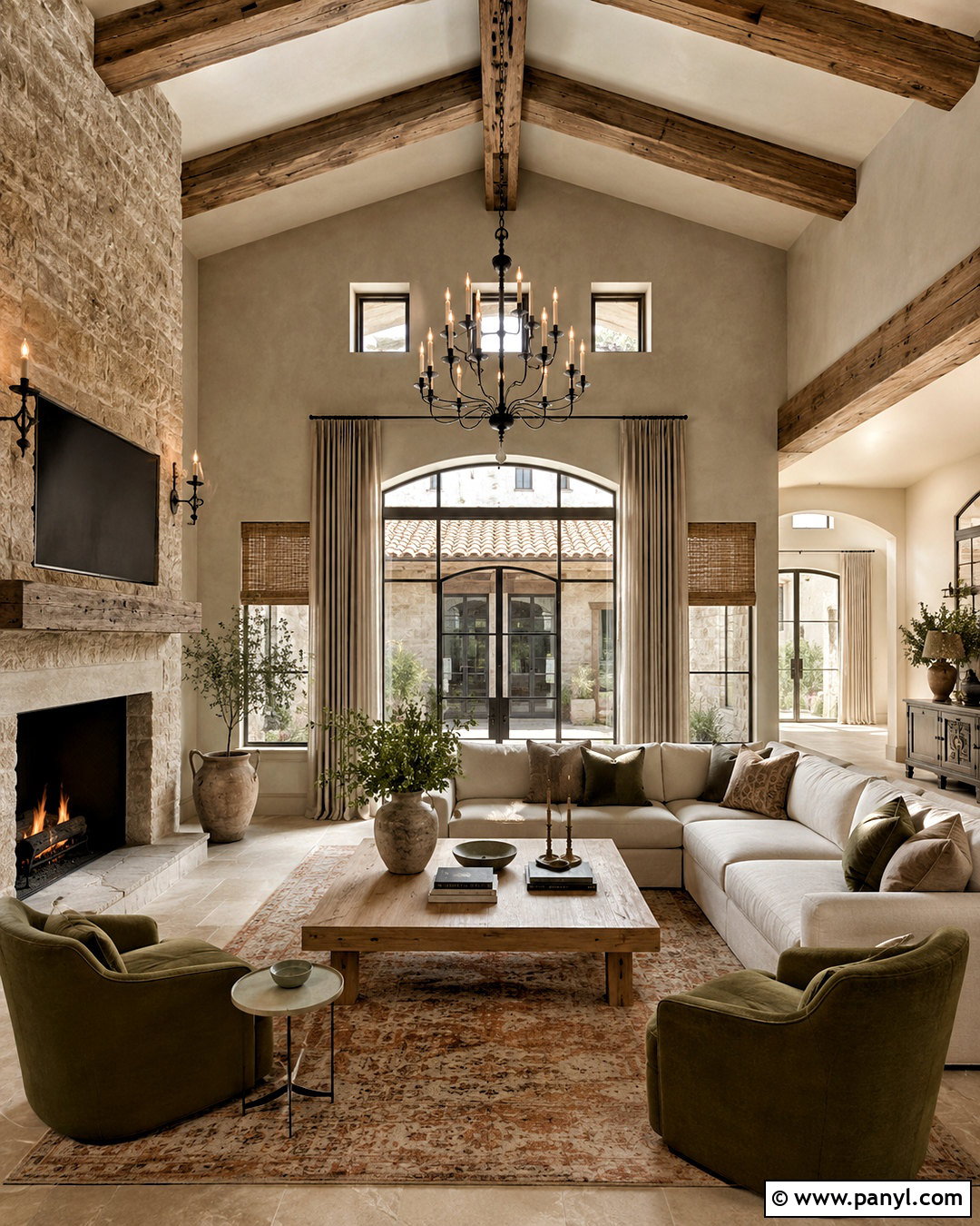 Stone Gray Tuscan Walls - 35 tuscan wall colors