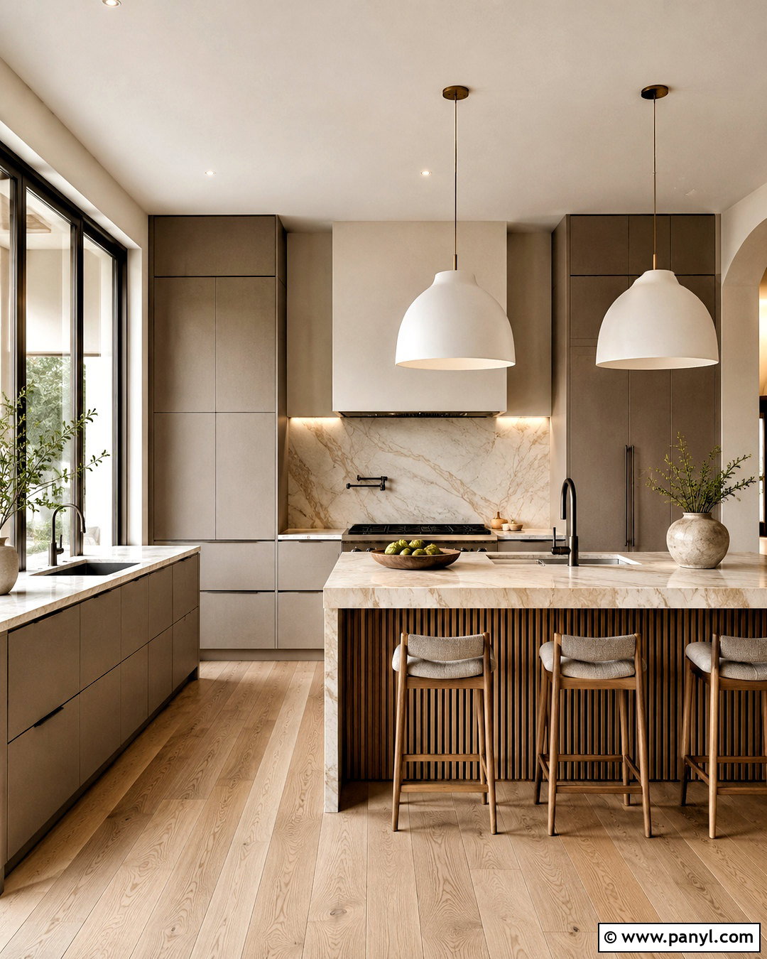 Stone Kitchen Cabinets - 20 neutral kitchen cabinet colors