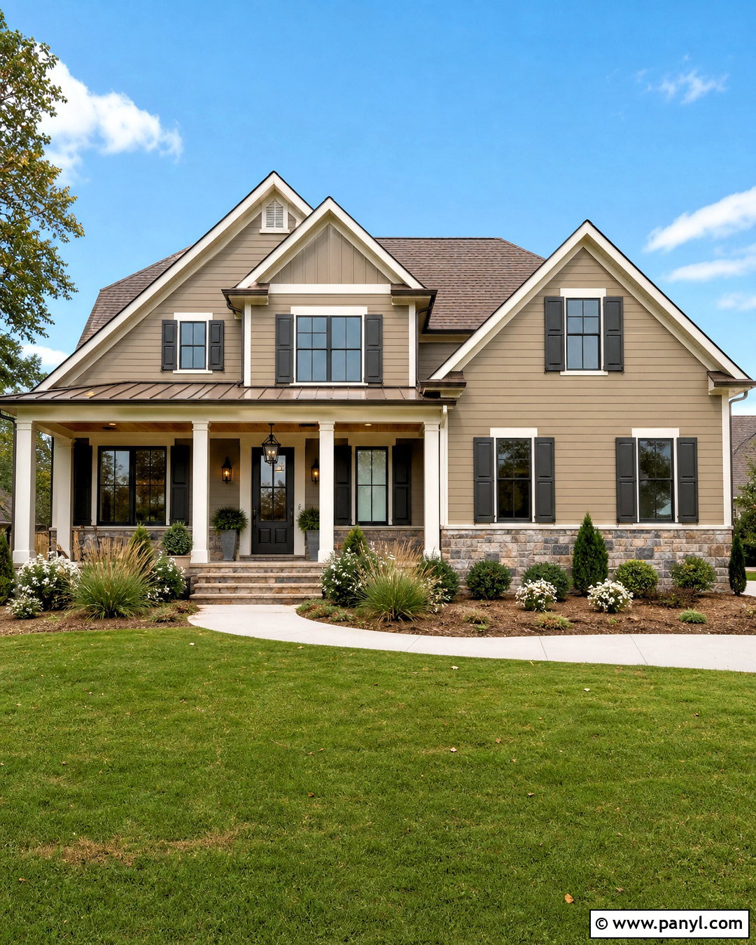 Stone Lion SW 7507 House Exterior - 20 sherwin williams warm neutrals