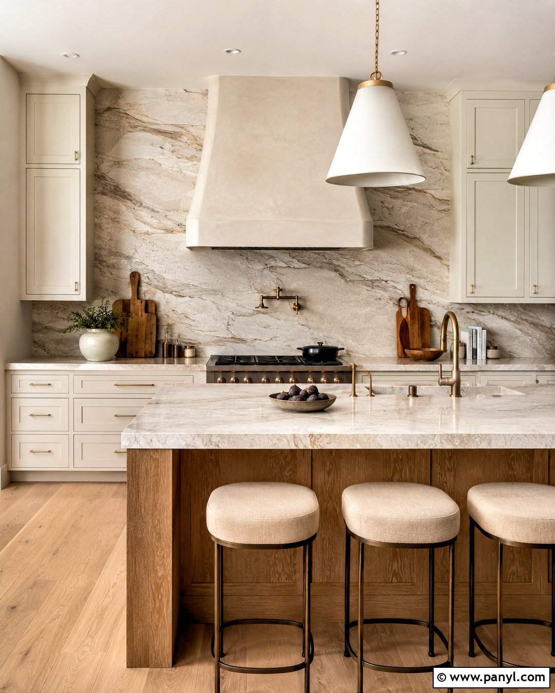 Stone Slab Backsplash Modern Kitchen - 20 modern kitchen design ideas