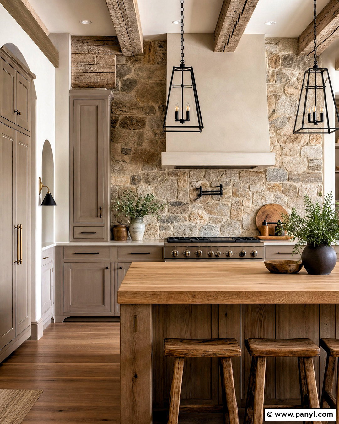 Stone Veneer Kitchen Statement Wall - 20 kitchen statement wall ideas
