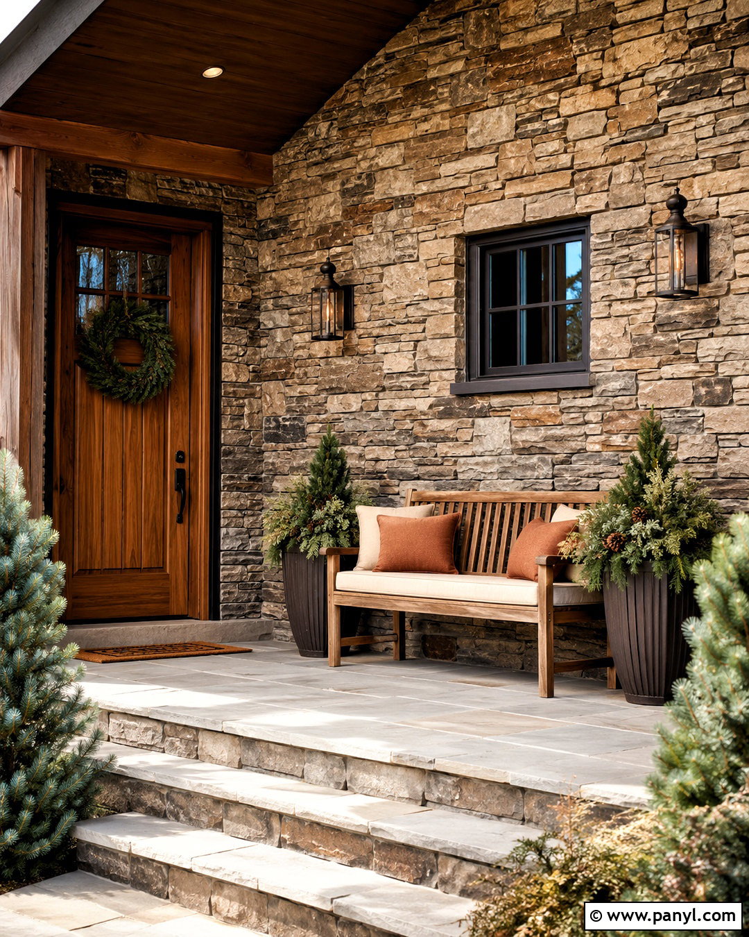 Stone Veneer Porch Wall - 20 porch wall design ideas