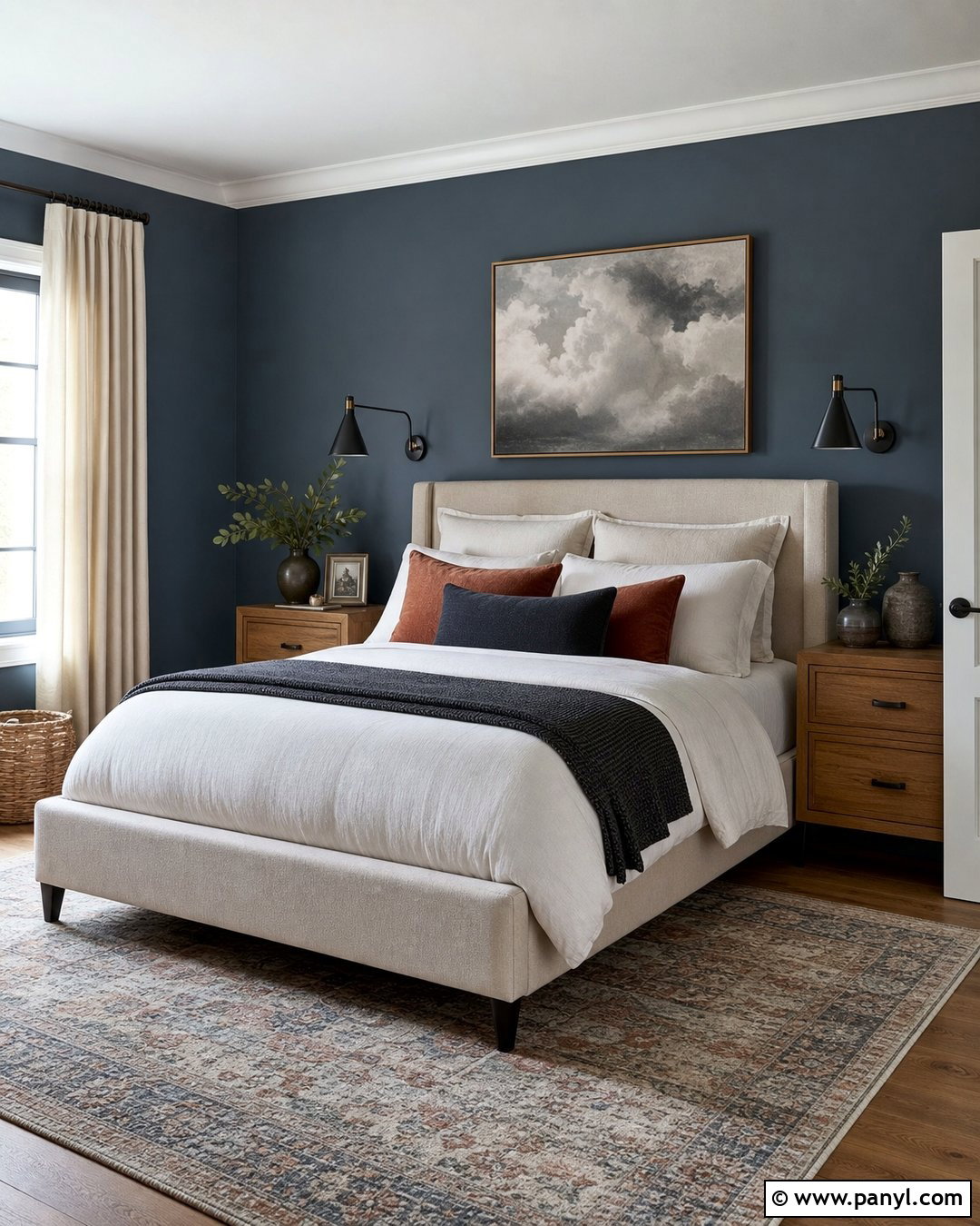 Storm Blue Bedroom - 30 blue wall colors bedroom ideas