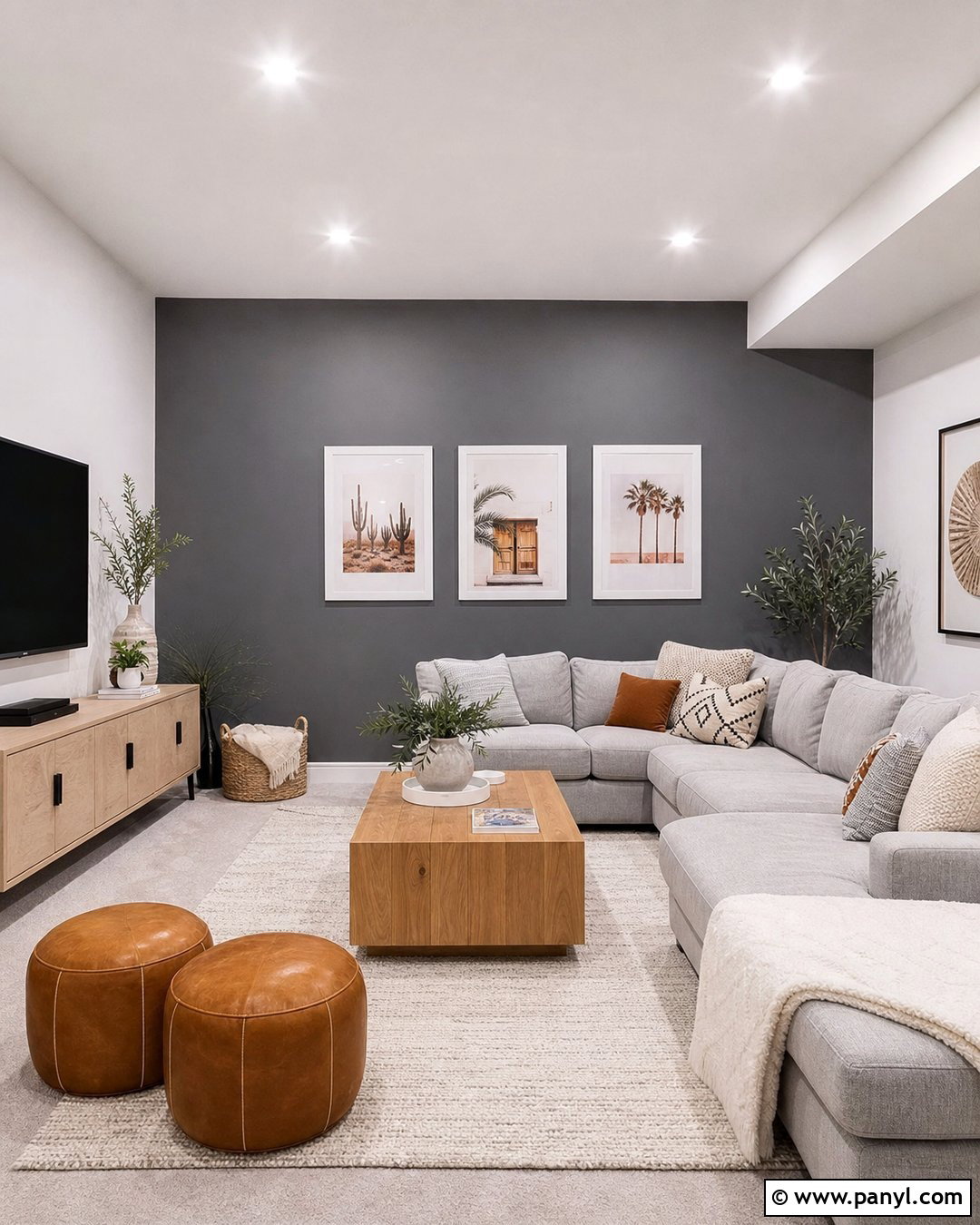 Storm Cloud Basement Accent Wall - 20 Sherwin Williams Storm Cloud Accent Wall Ideas