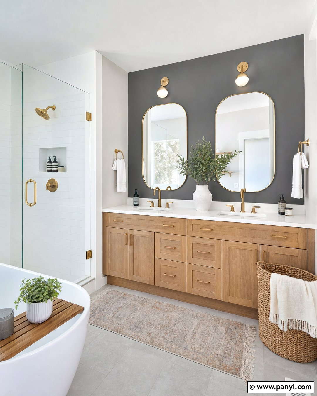 Storm Cloud Bathroom Vanity Wall - 20 Sherwin Williams Storm Cloud Accent Wall Ideas