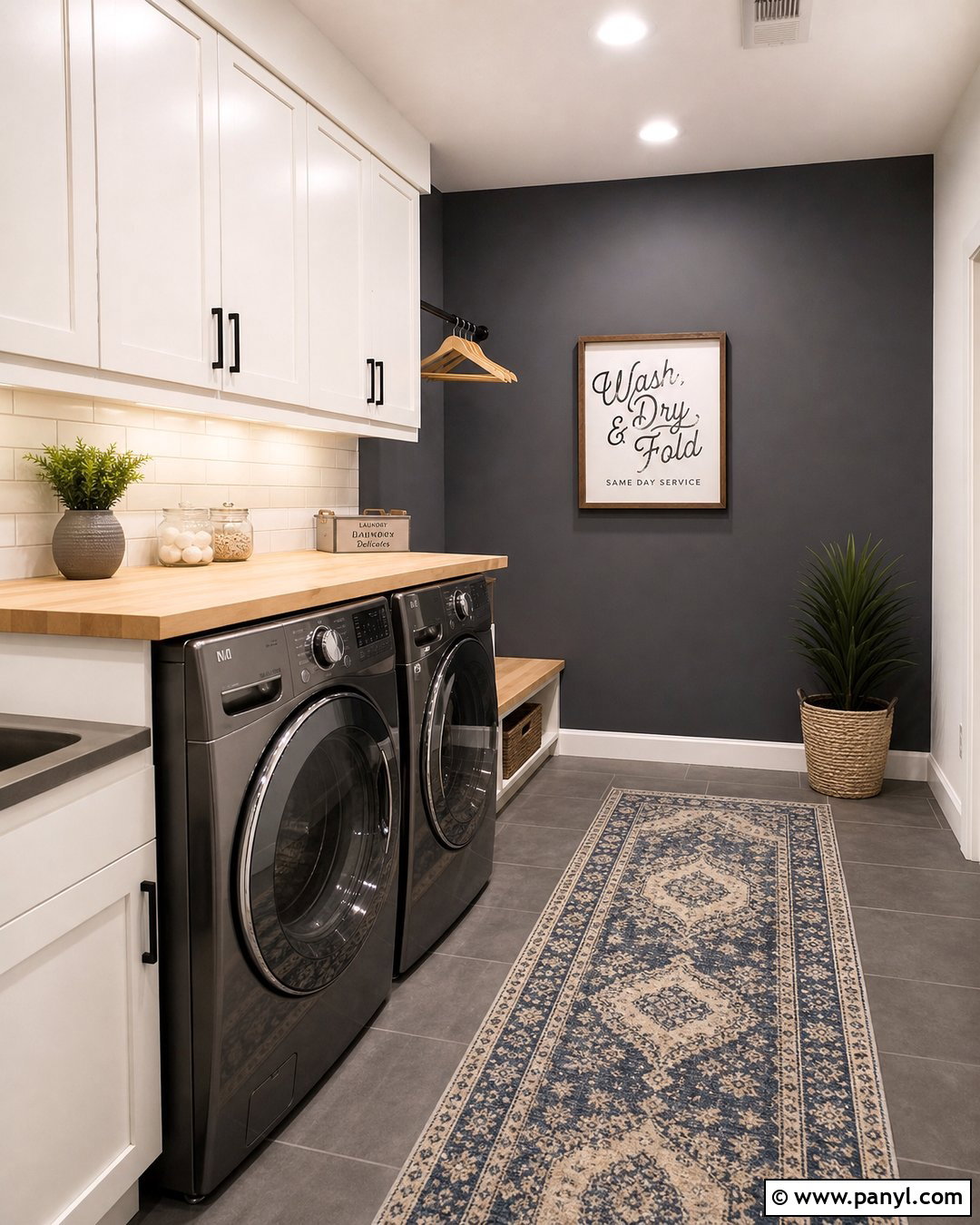 Storm Cloud Laundry Room Accent Wall - 20 Sherwin Williams Storm Cloud Accent Wall Ideas