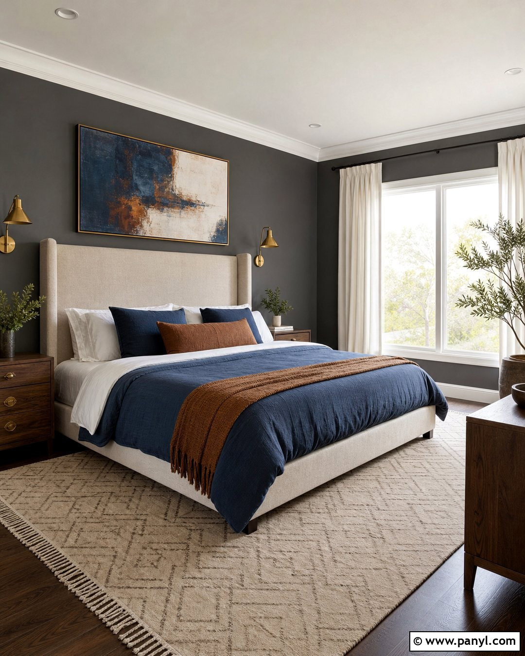 Storm Gray Bedroom - 20 Shades Of Gray For Walls