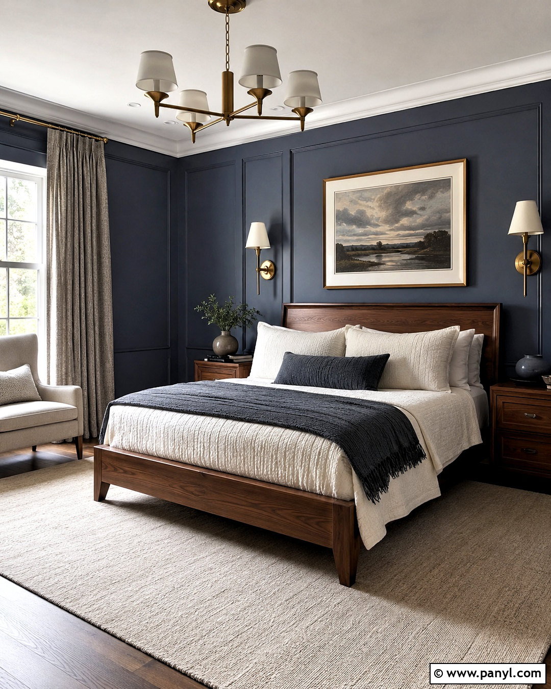 Stormy Blue Gray Bedroom - 20 blue gray bedroom colors