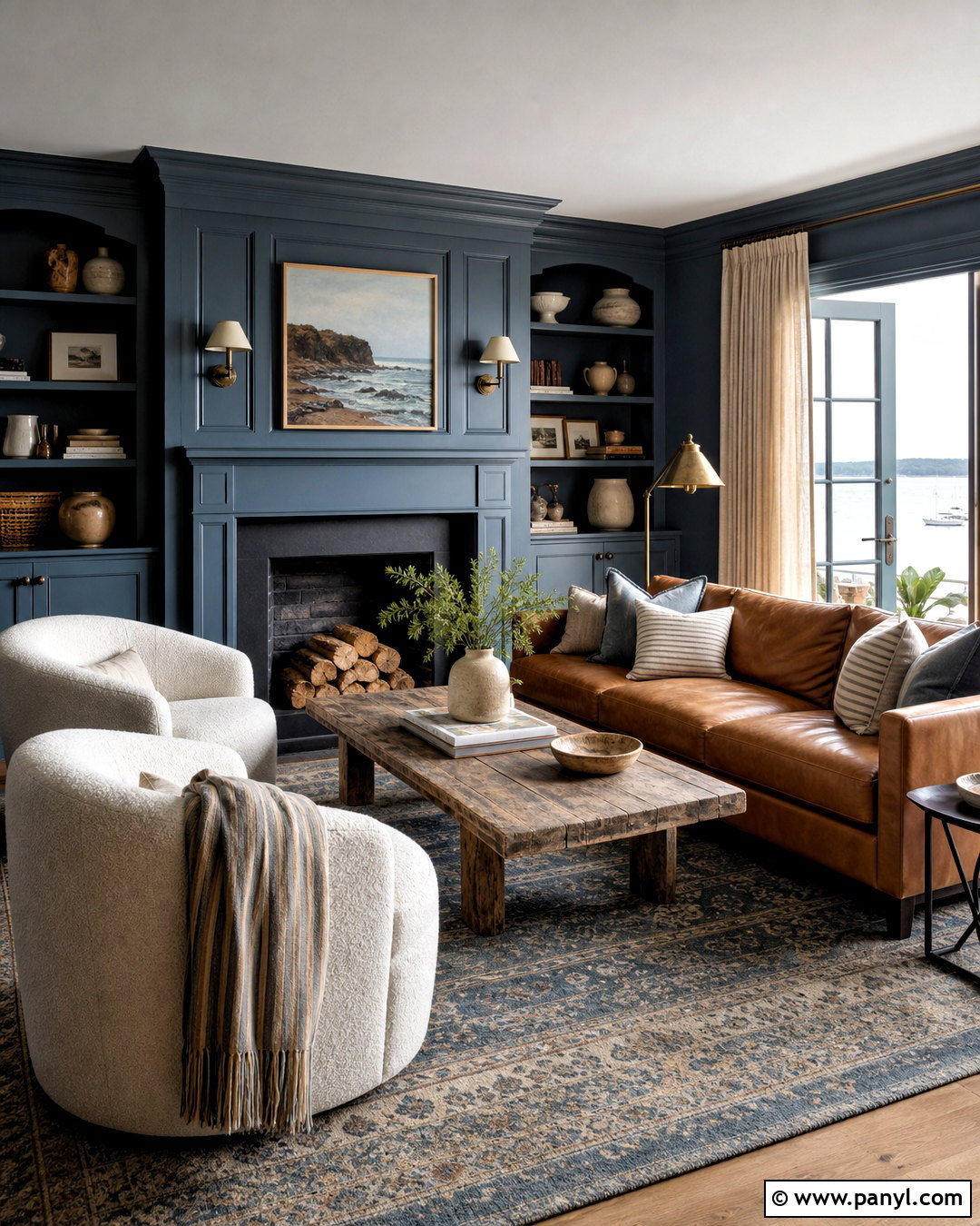 Stormy Slate Blue Paint Color - 20 beachy paint colors