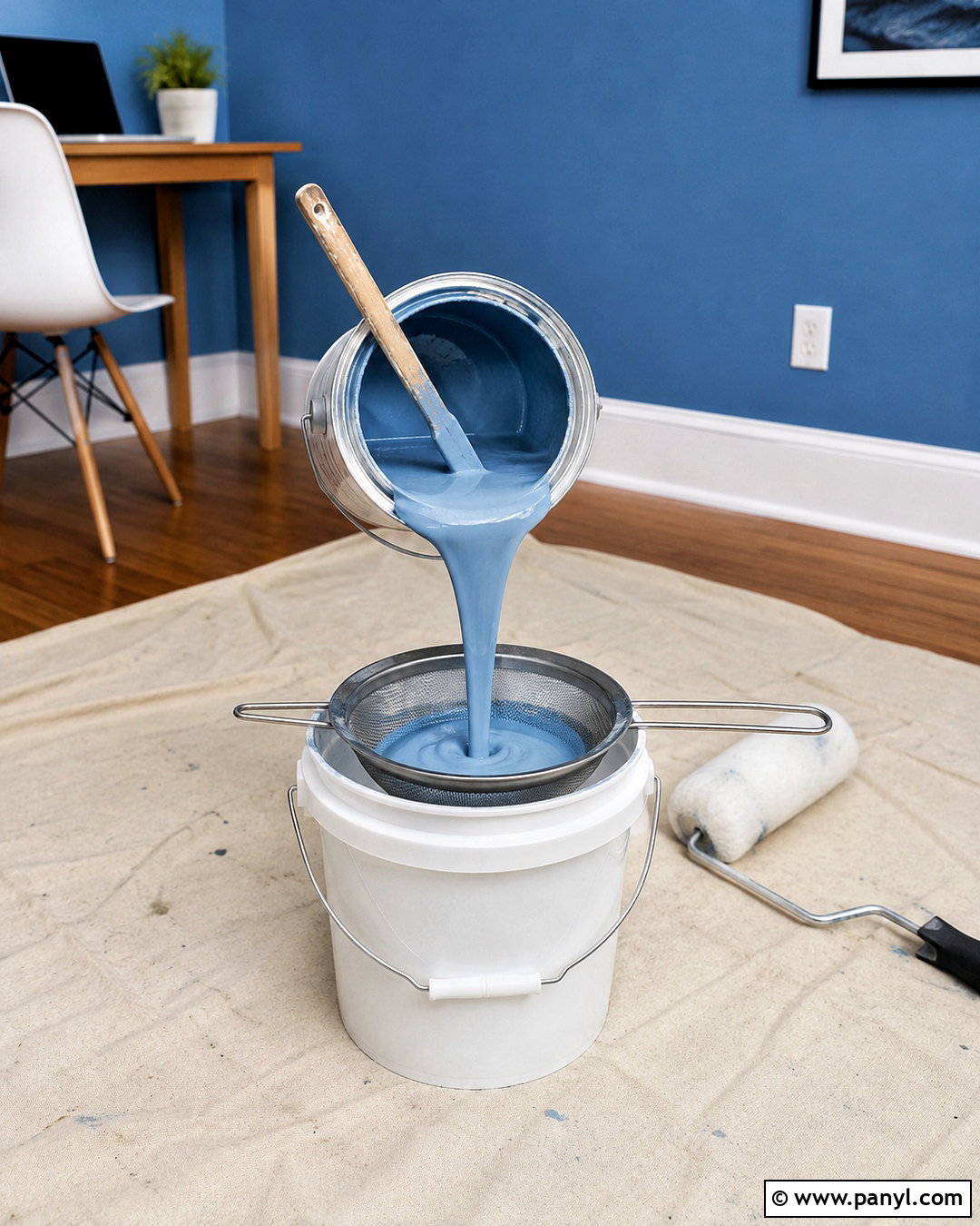 Strain Old Wall Paint - 20 painting hacks for walls