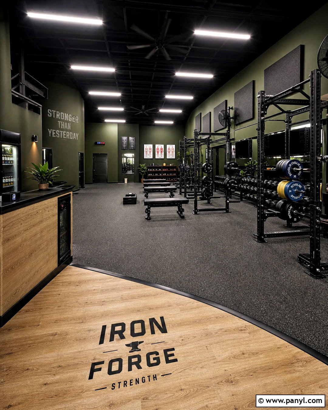 Strength Training Fitness Studio - 20 fitness studio design ideas