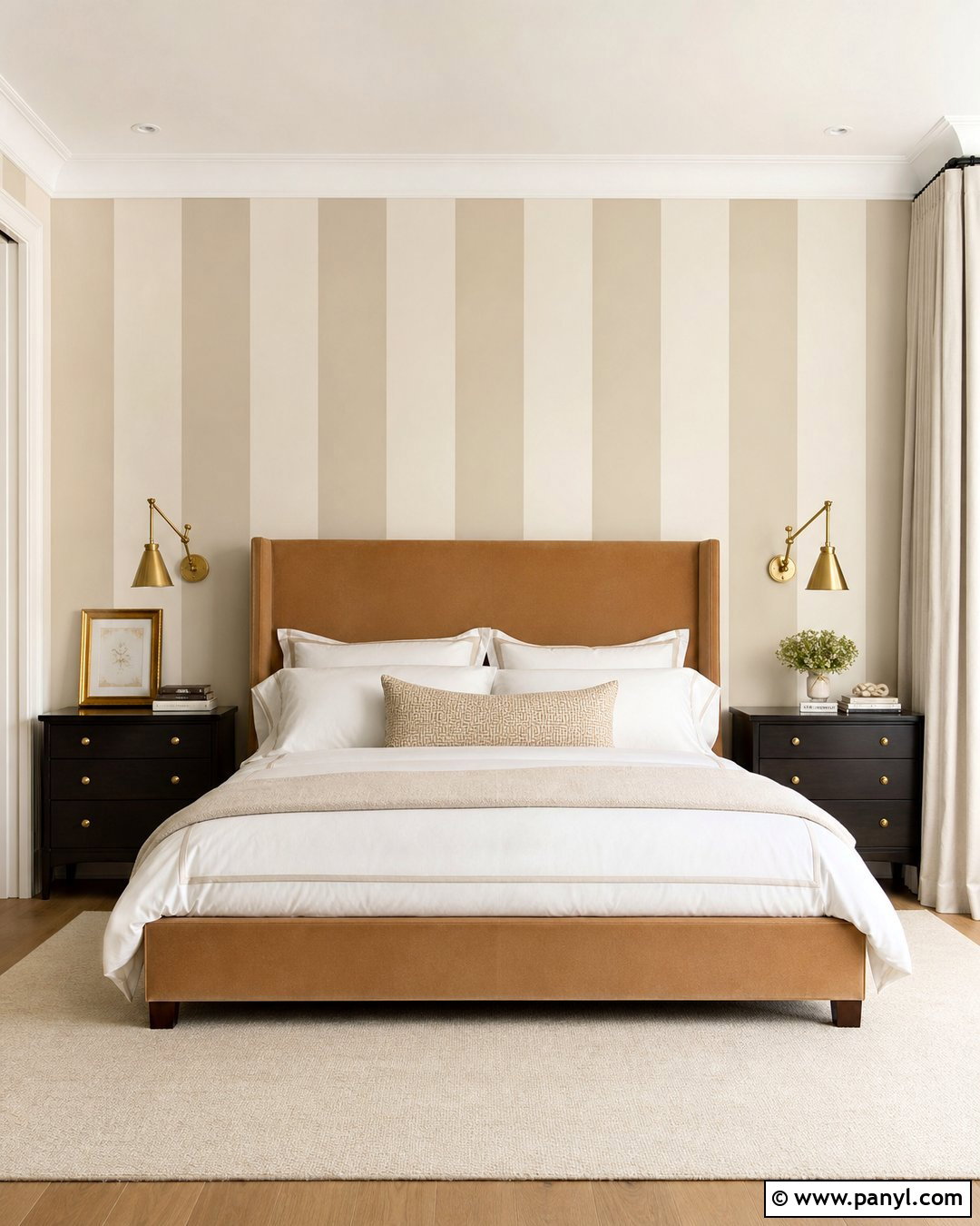 Striped Bedroom Walls - 50 paint ideas for walls