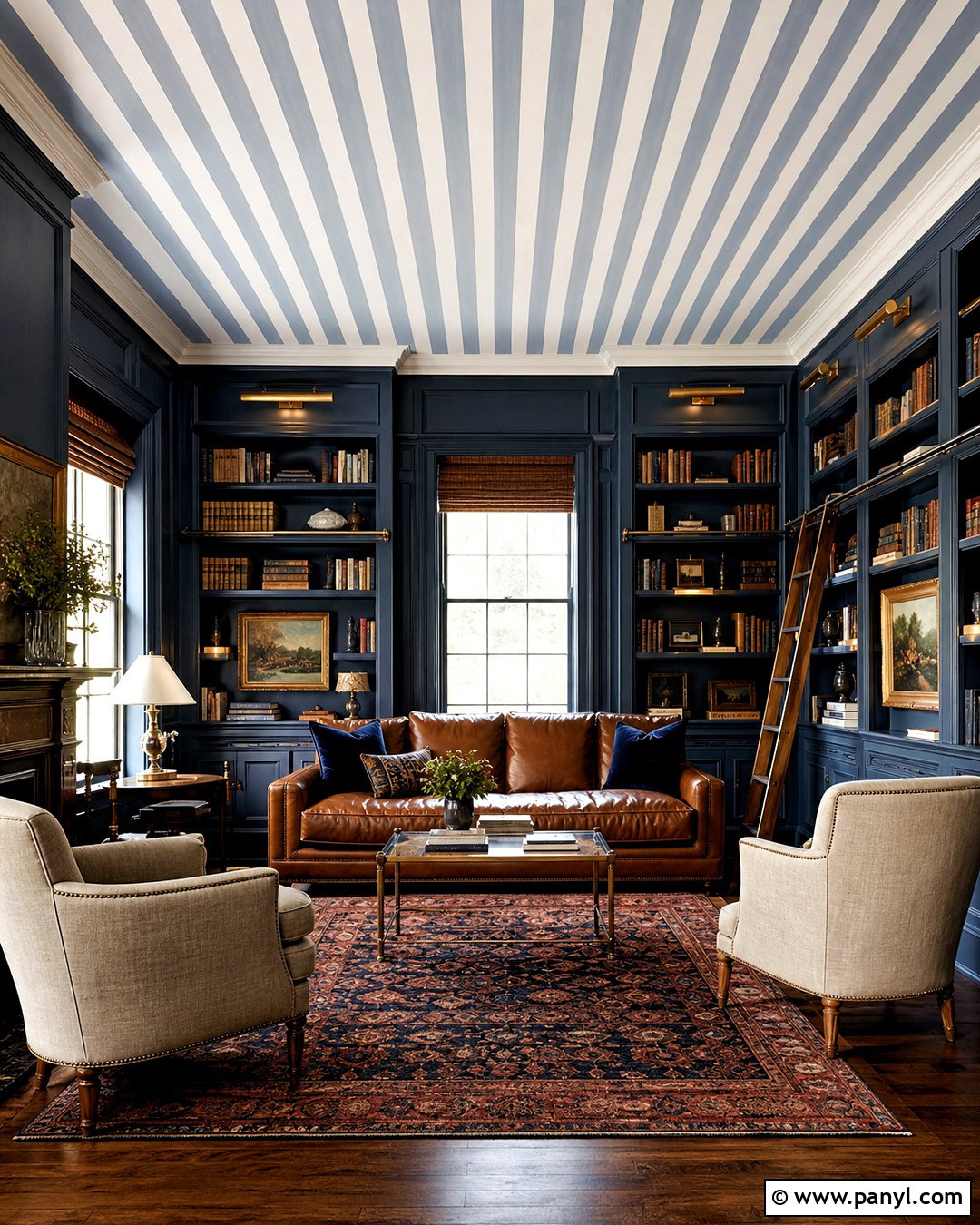 Striped Ceiling Wallpaper - 20 striped ceiling ideas