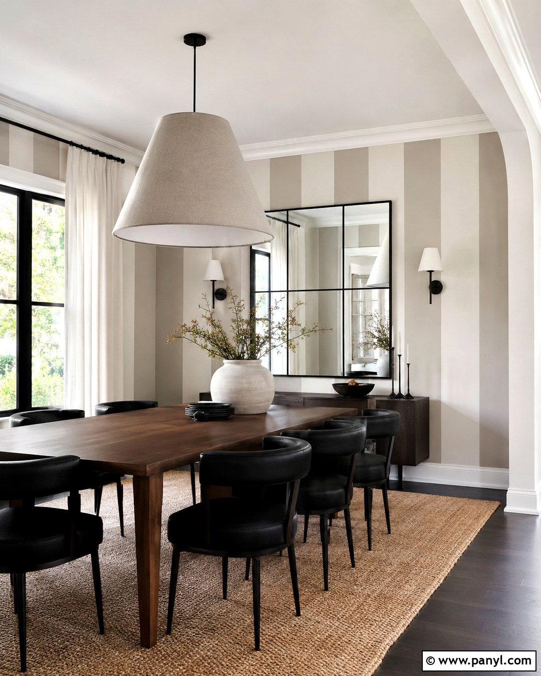 Striped Dining Room Walls - 20 Beautiful Painted Walls