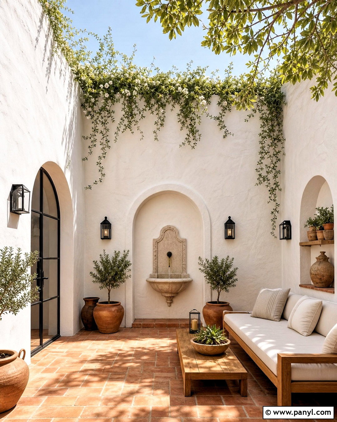 Stucco Courtyard Wall - 20 stucco walls