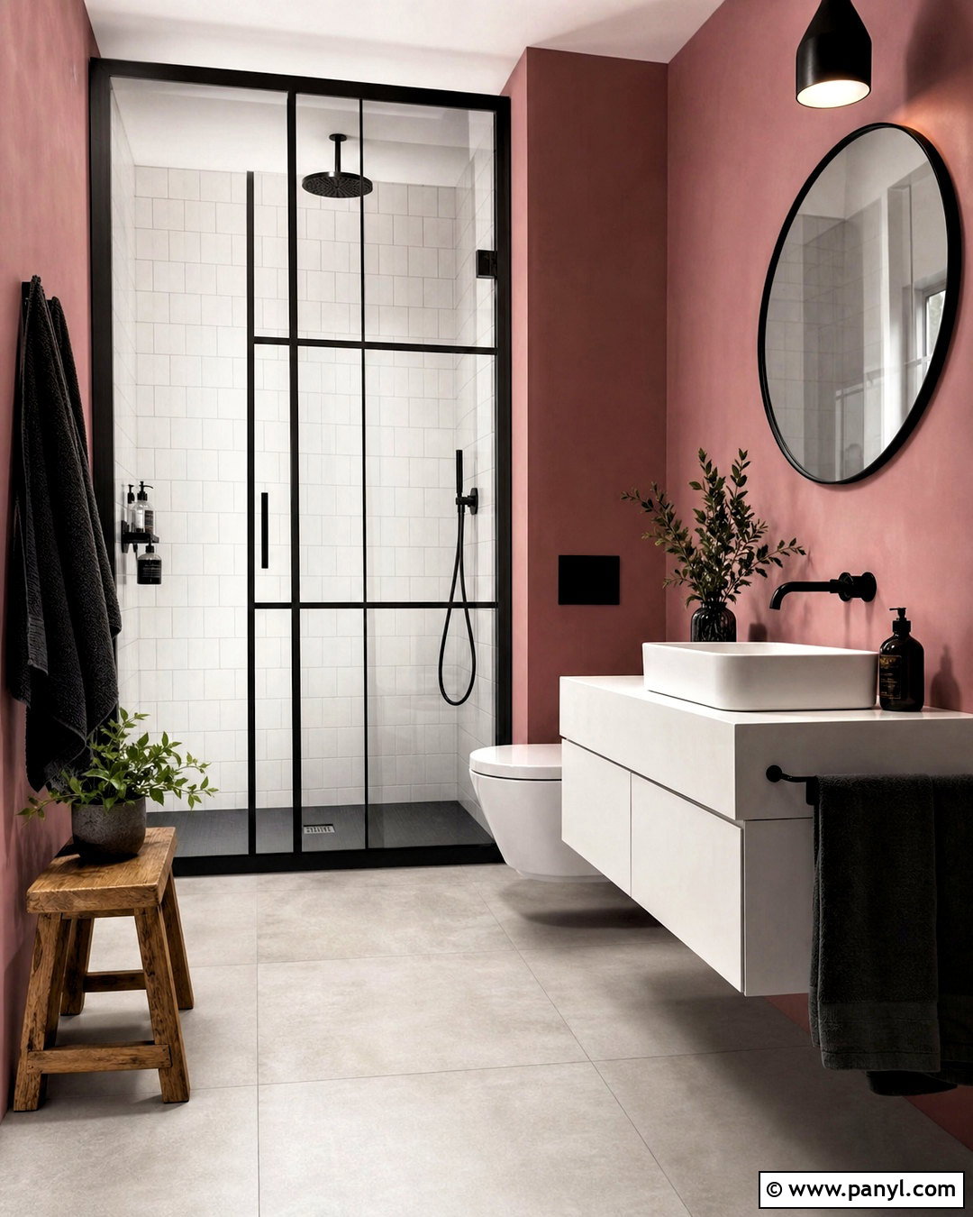 Sulking Room Pink And Black Bathroom - 20 sulking room pink bathroom ideas