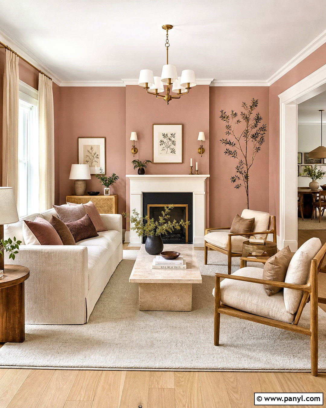 Sulking Room Pink And Cream Living Room - 20 sulking room pink living room ideas