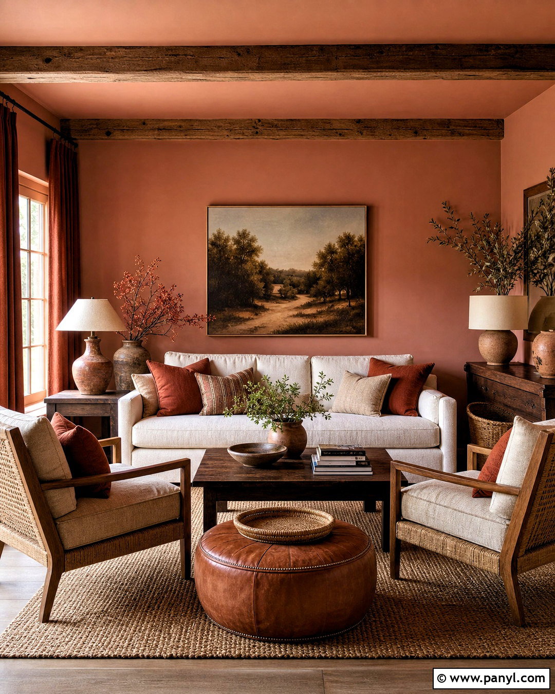 Sulking Room Pink And Terracotta Living Room - 20 sulking room pink living room ideas