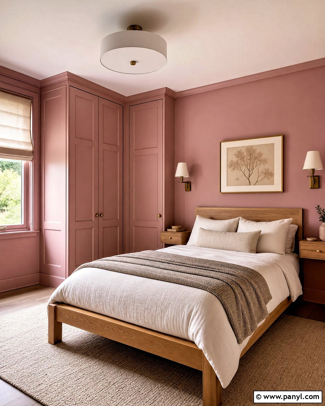 Sulking Room Pink Bedroom With Painted Wardrobes - 20 sulking room pink bedroom ideas