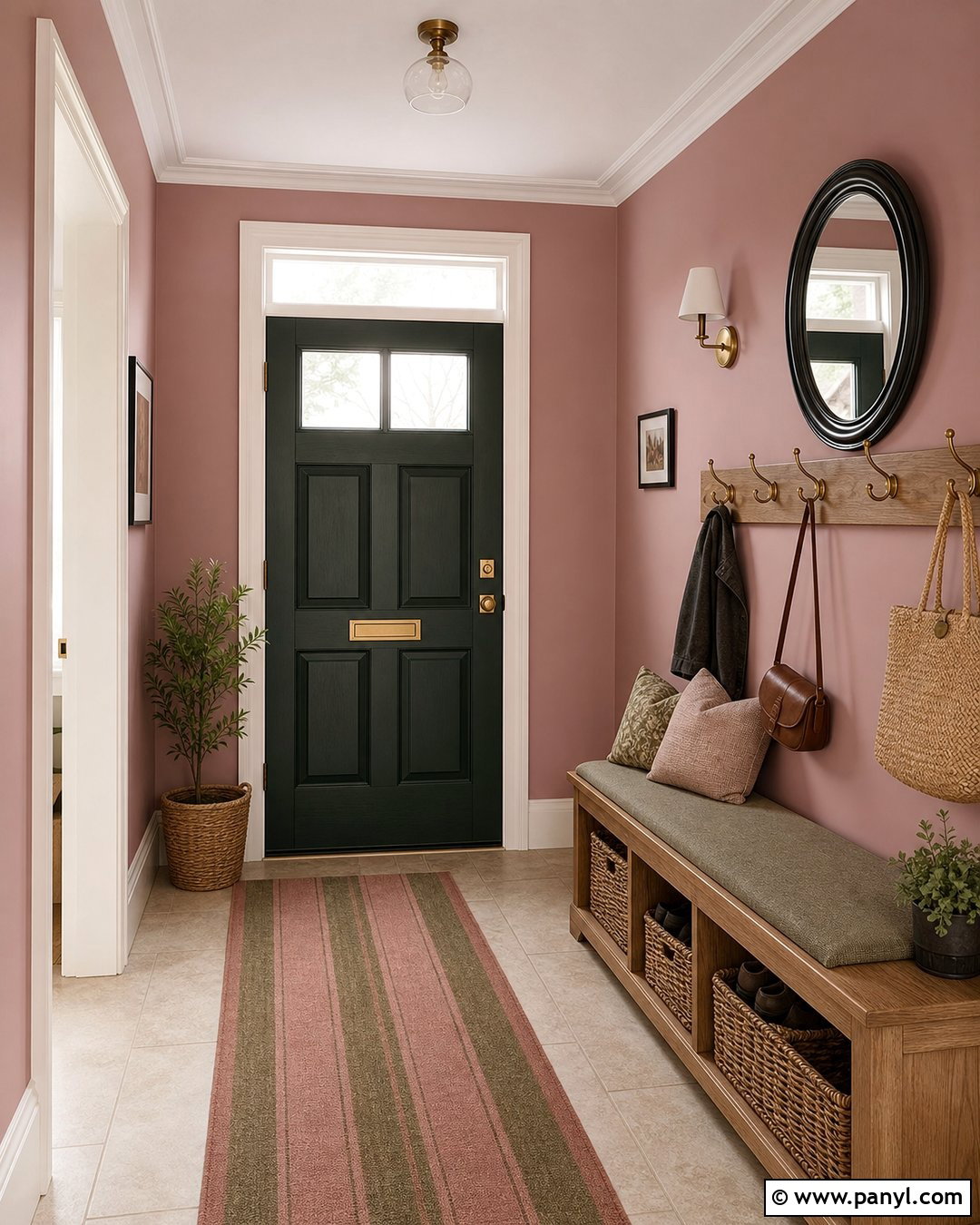 Sulking Room Pink Entryway - 35 Farrow And Ball Sulking Room Pink Ideas