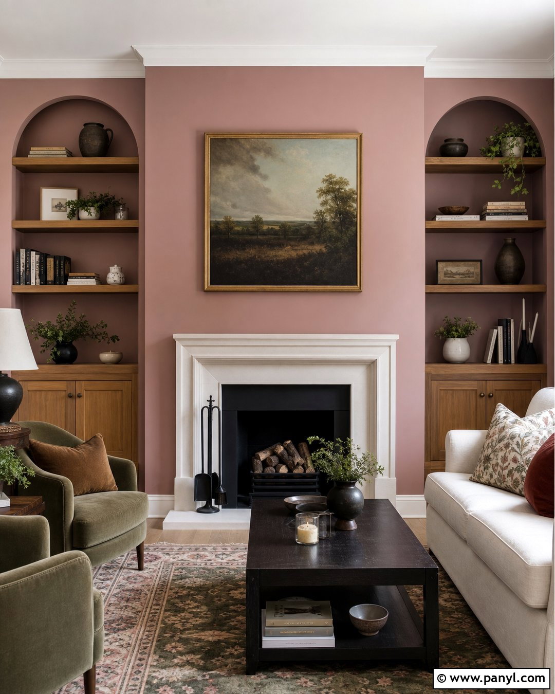 Sulking Room Pink Fireplace Wall - 35 Farrow And Ball Sulking Room Pink Ideas