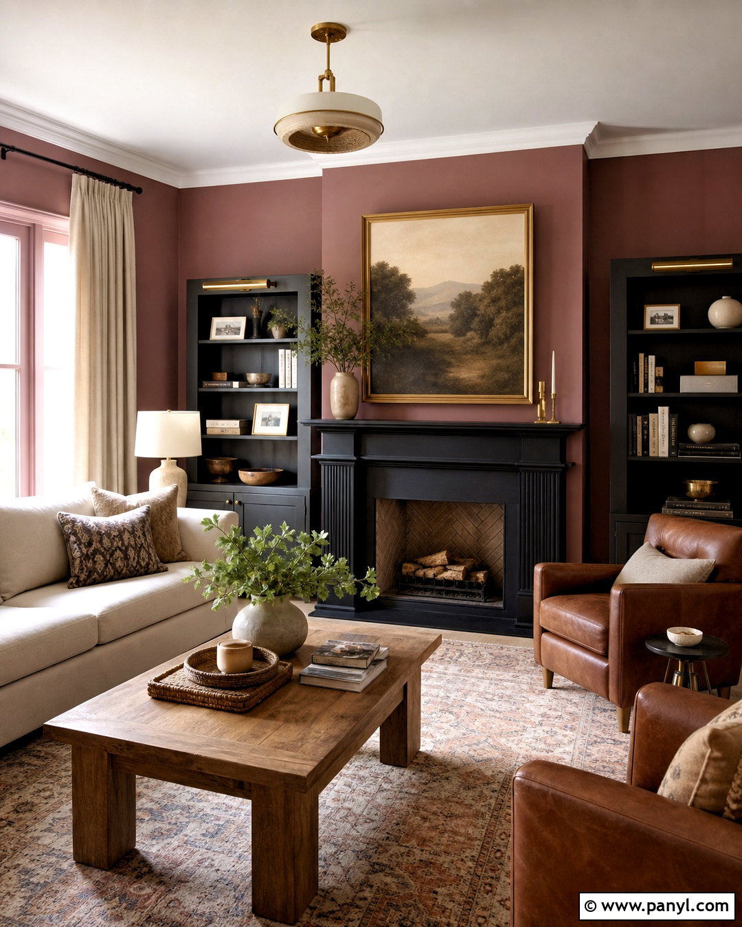 Sulking Room Pink Living Room With Black Fireplace - 20 sulking room pink farrow and ball ideas