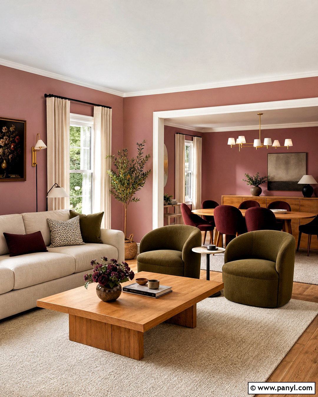 Sulking Room Pink Open Plan Living And Dining Room - 20 sulking room pink farrow and ball ideas
