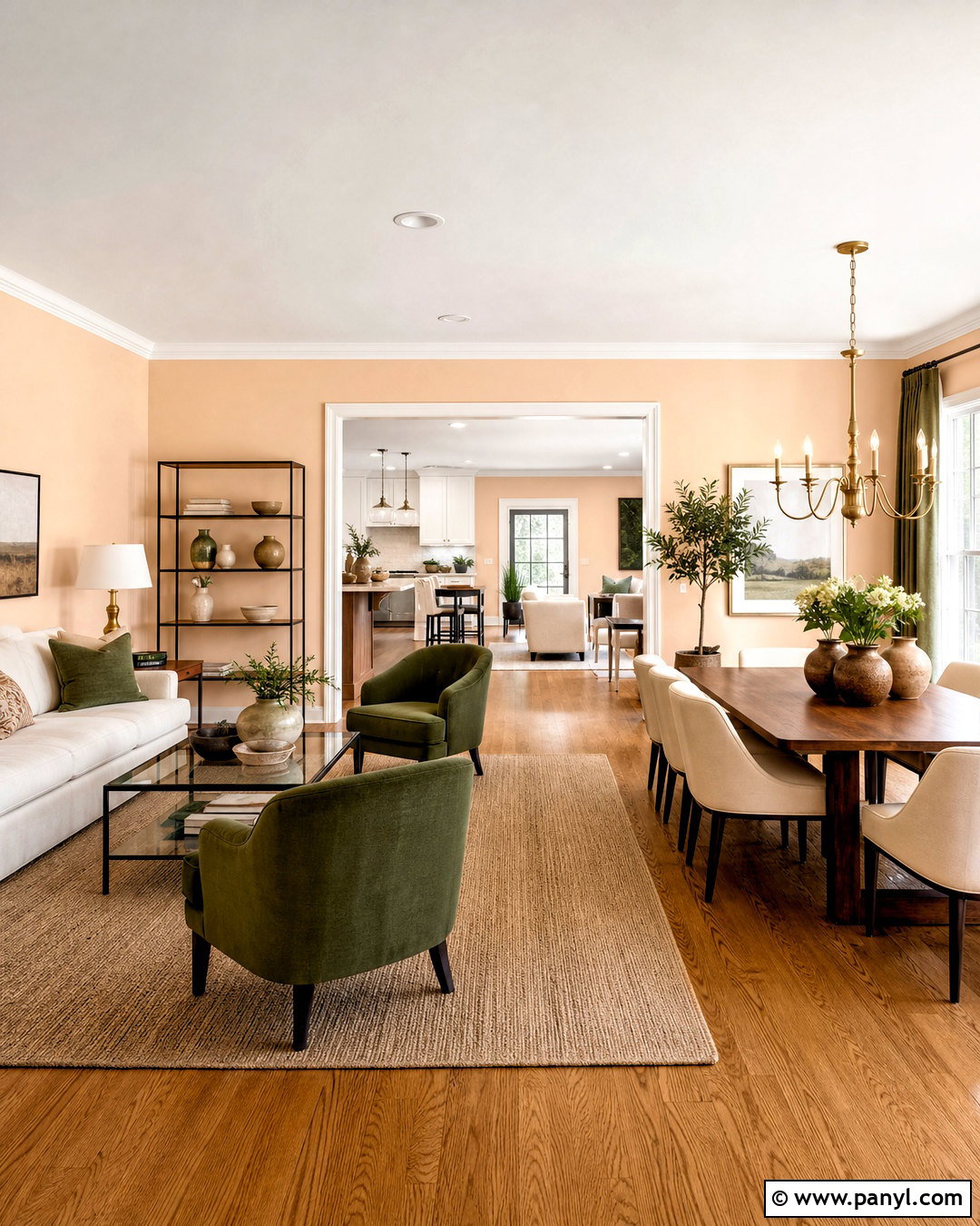 Sumptuous Peach SW 6345 Paint Color - 20 peach paint colors