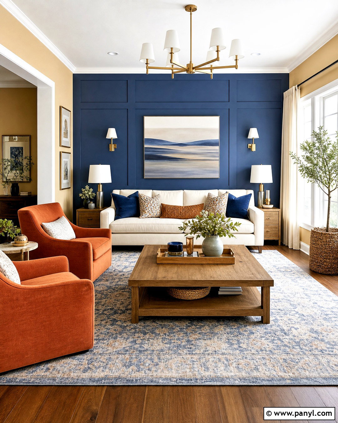 Sunny Sands And Blue Glory Living Room - 20 asian paints royale living rooms colour ideas