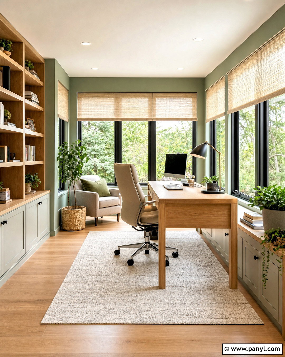 Sunroom Home Office - 20 sunroom inspo ideas