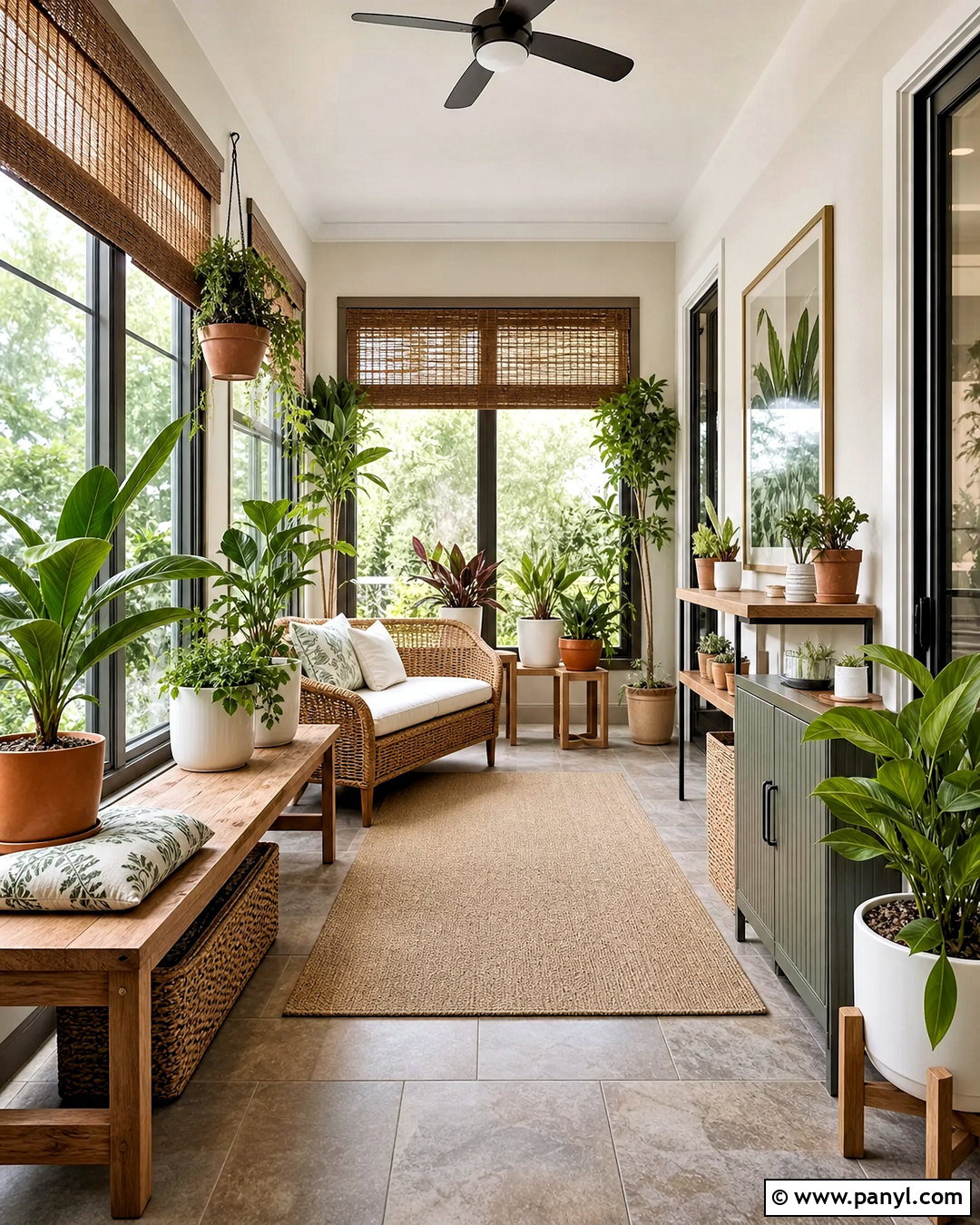 Sunroom Plant Room - 20 sunroom interior design ideas
